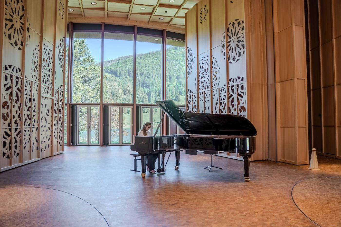 Das spontane Konzert auf dem Steinway & Sons
